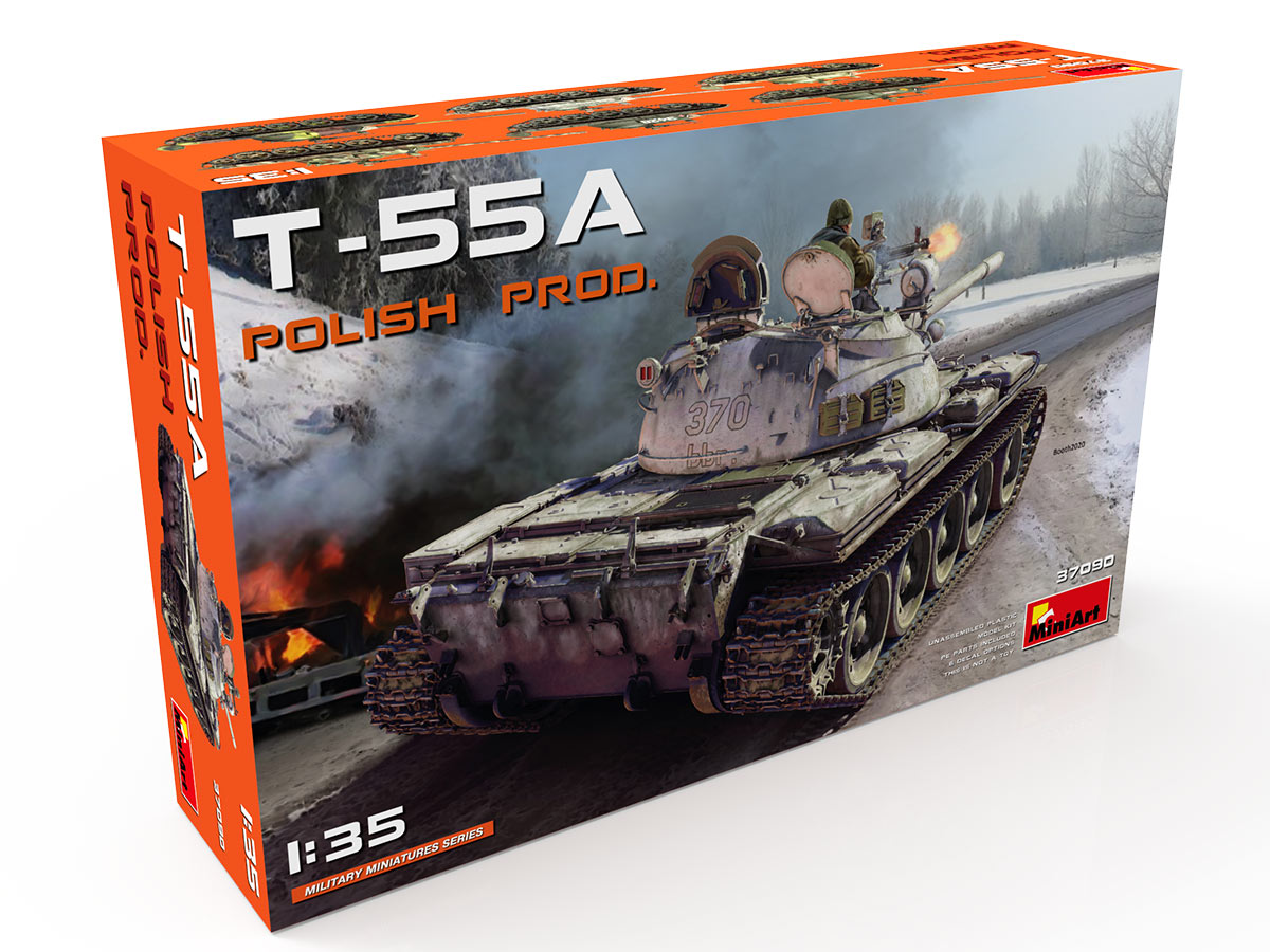 MiniArt T-55A Polish Production | 4820183313034