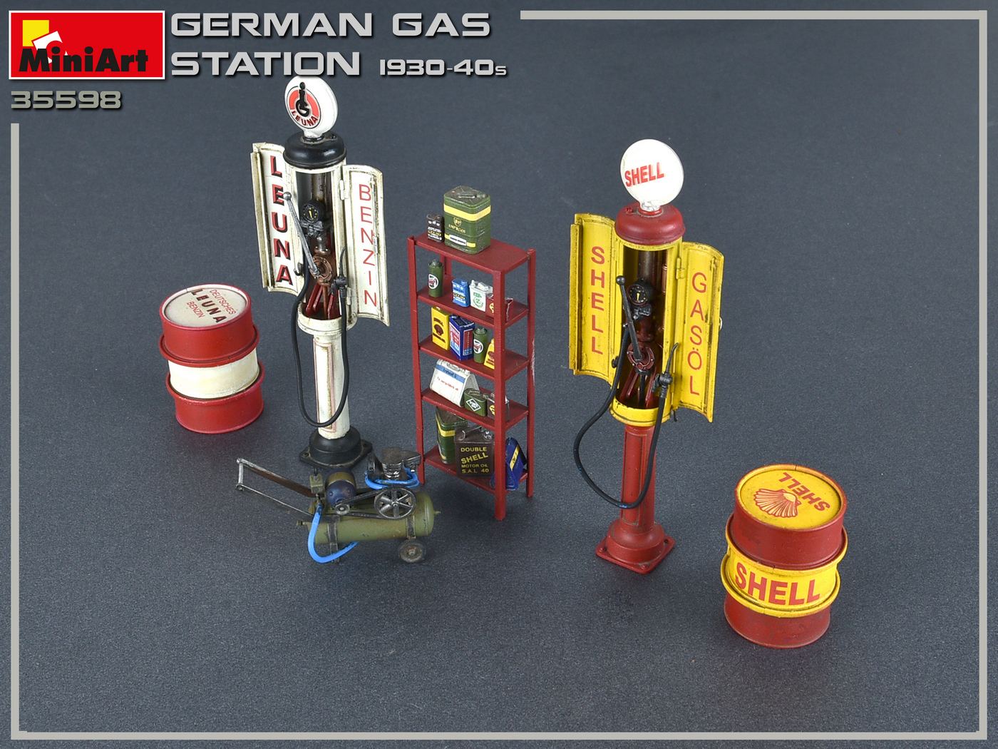 MiniArt 1/35 German Gas Station 1930-40s | 4820183312471
