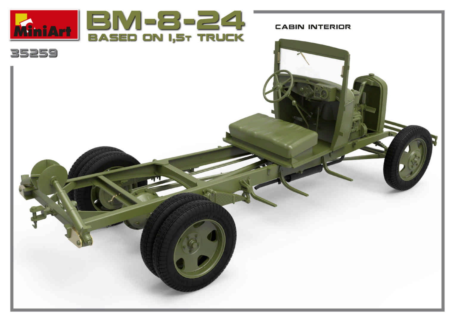 MiniArt BM-8-24 Based on 1,5t Truck (1/35) | 4820183312105