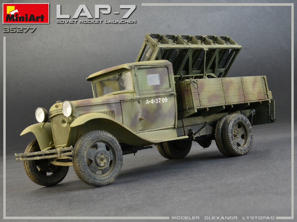 MiniArt 1/35 Soviet Rocket Launcher LAP-7 | 4820183311825
