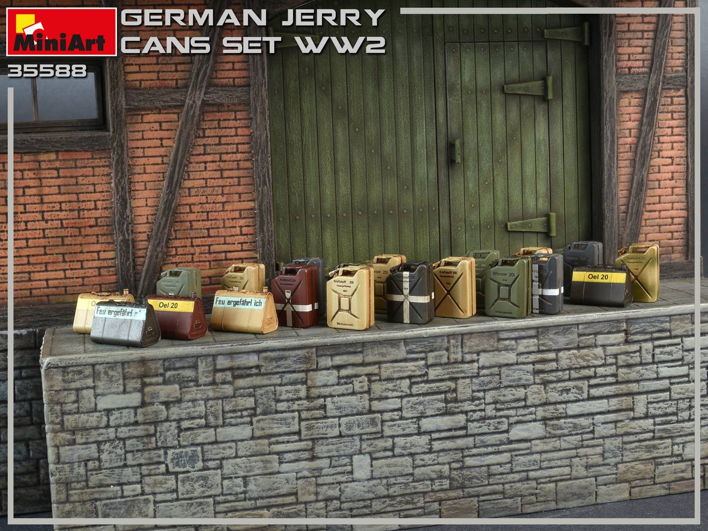 MiniArt German Jerry Cans Set WW2 (1/35) | 4820183312037