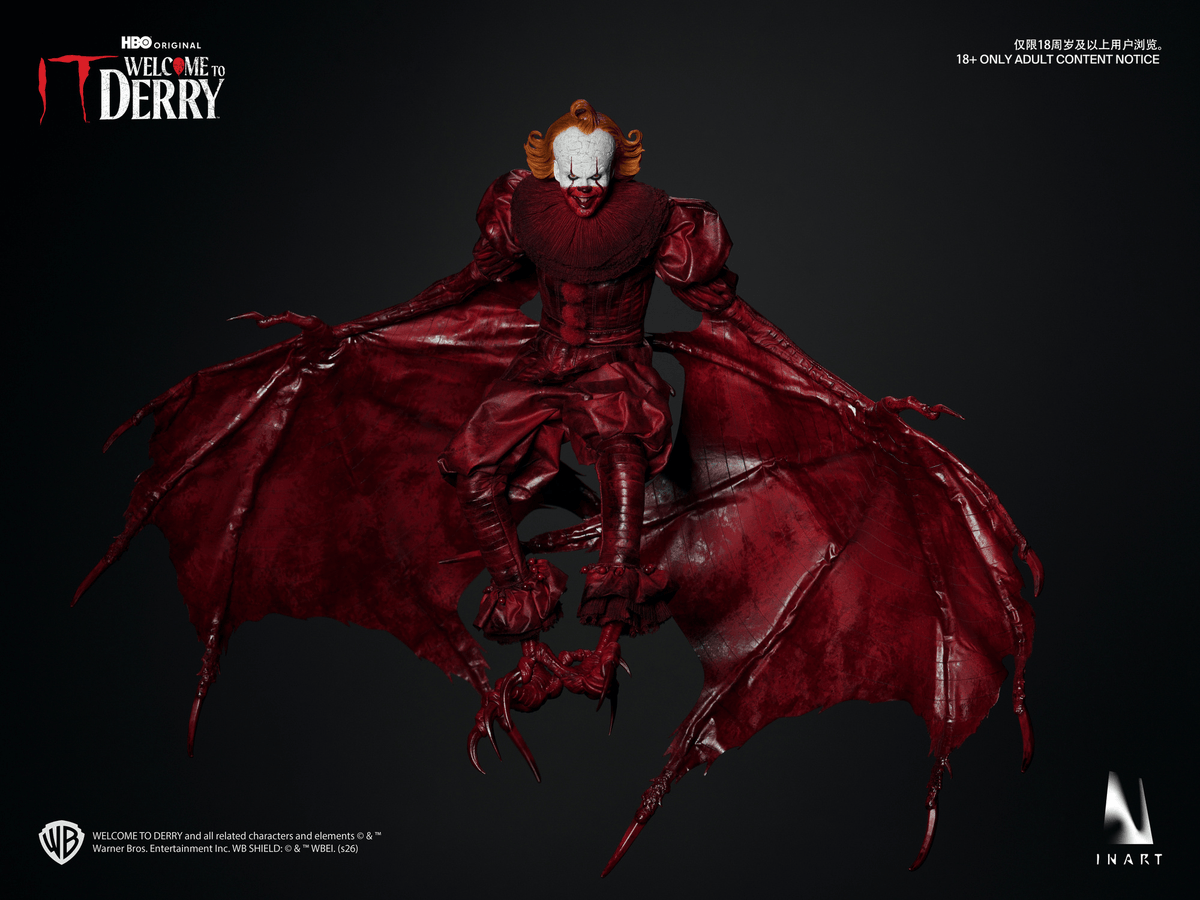 INART - IT: Welcome to Derry Season 1 - Pennywise (Bloody Version) 1/6 Collectible Figure