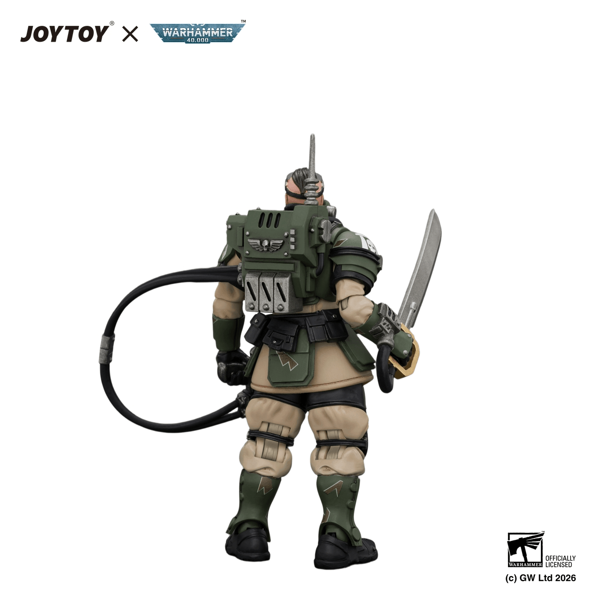 Astra Militarum Kasrkin 7 with Hot-shot Laspistol and Power Sword