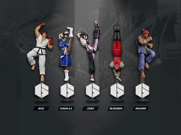 STREET FIGHTER 6 Dynamic Stance Pen Blind Box） (Box of 4)