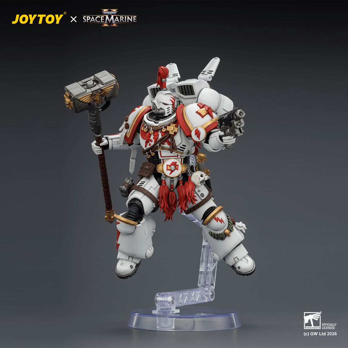 Game Edition White Scars Assault Intercessor Champion with Thunder Hammer and Bolt Pistol | 6927054404407