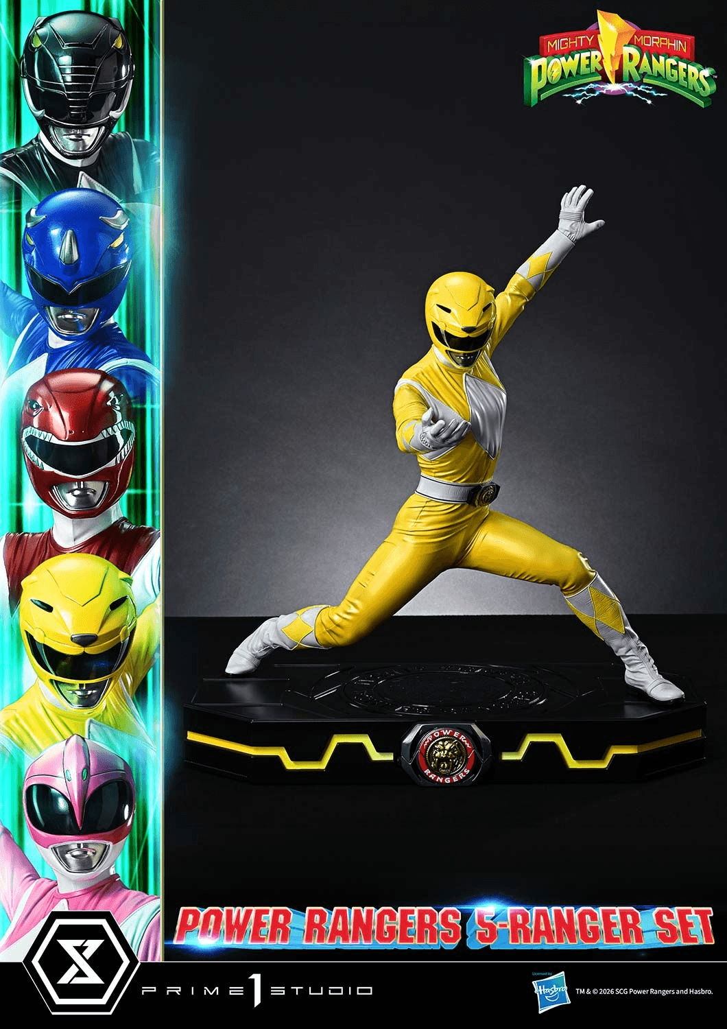 Premium Masterline Mighty Morphin Power Rangers Power Rangers 5-Ranger Set Deluxe Version