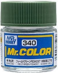 Mr Hobby Mr. Color 340 Field Green FS34097 (Semi-Gloss/Aircraft) | 4973028735260