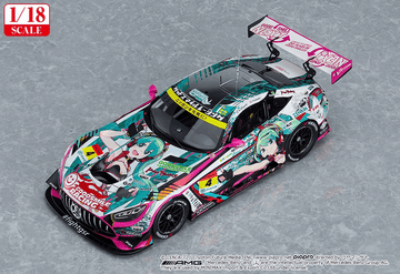 (Rerelease) 1/18th Scale Good Smile Hatsune Miku AMG 2020 SUPER GT Okayama Test Ver.