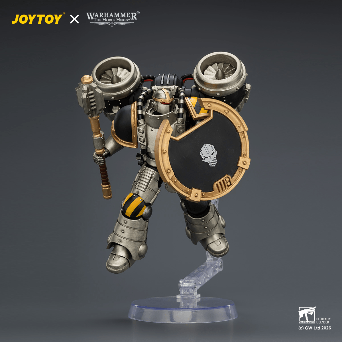 Iron Warriors MkII Assault Sergeant with Disintegrator pistol, Power maul &amp; Combat shield | 6927054404483