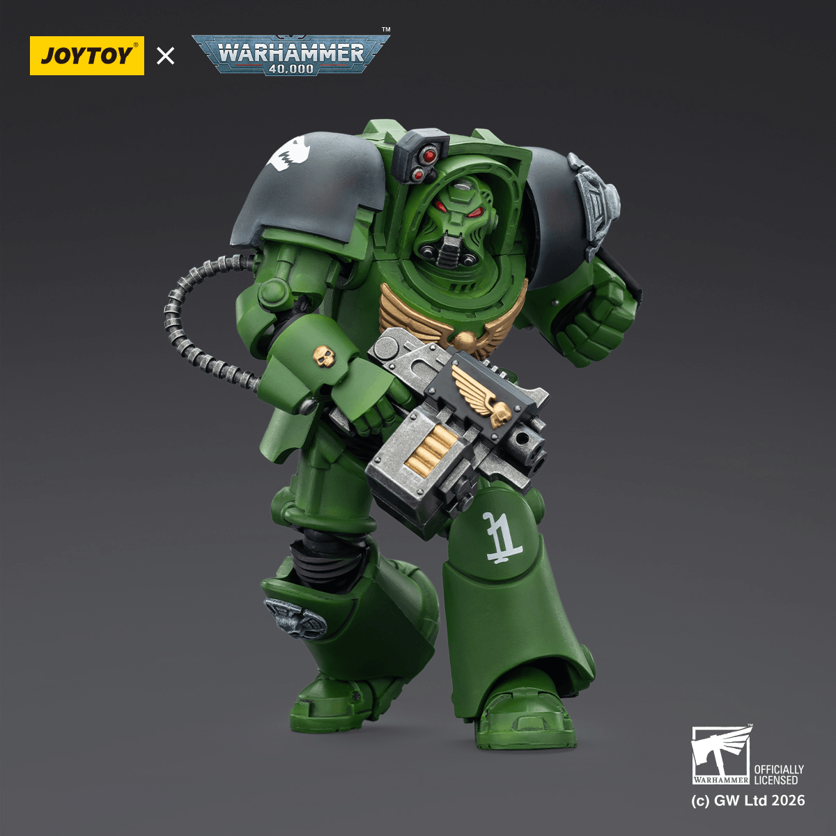 Salamanders Terminator 2 with Power Fist and Storm Bolter | 6927054403226