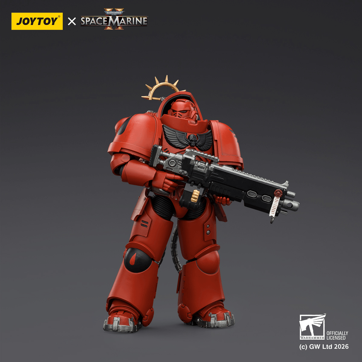 Game Edition Blood Angels Heavy Intercessor with Heavy Bolt Rifle and Bolt Pistol | 6927054403660