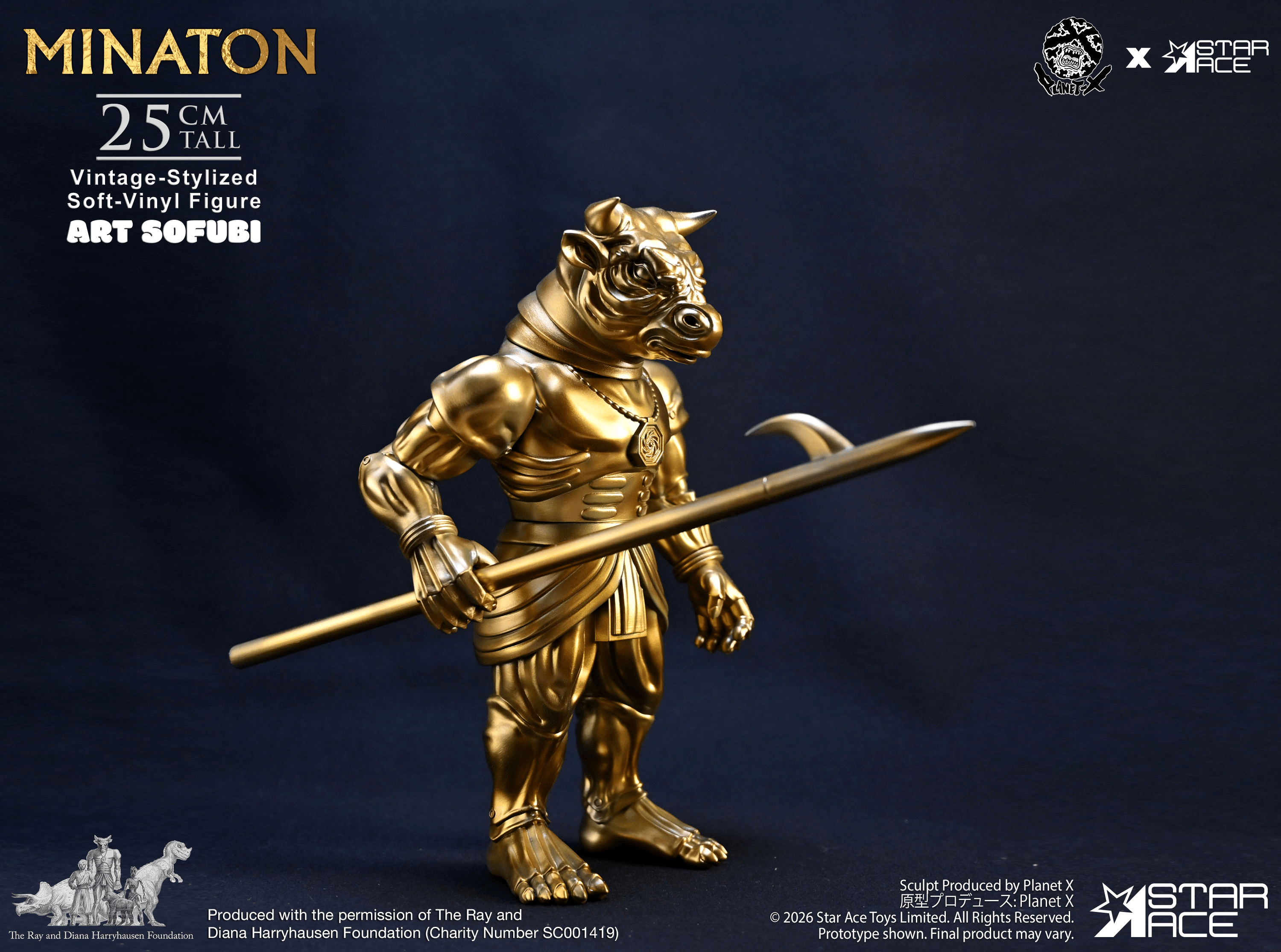 Minaton Vintage-Stylized Soft-vinyl Figure