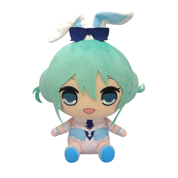 Hatsune Miku　KYURUMARU BIG Plush Toy -Hatsune Miku /White Rabbit- | 4580736402430