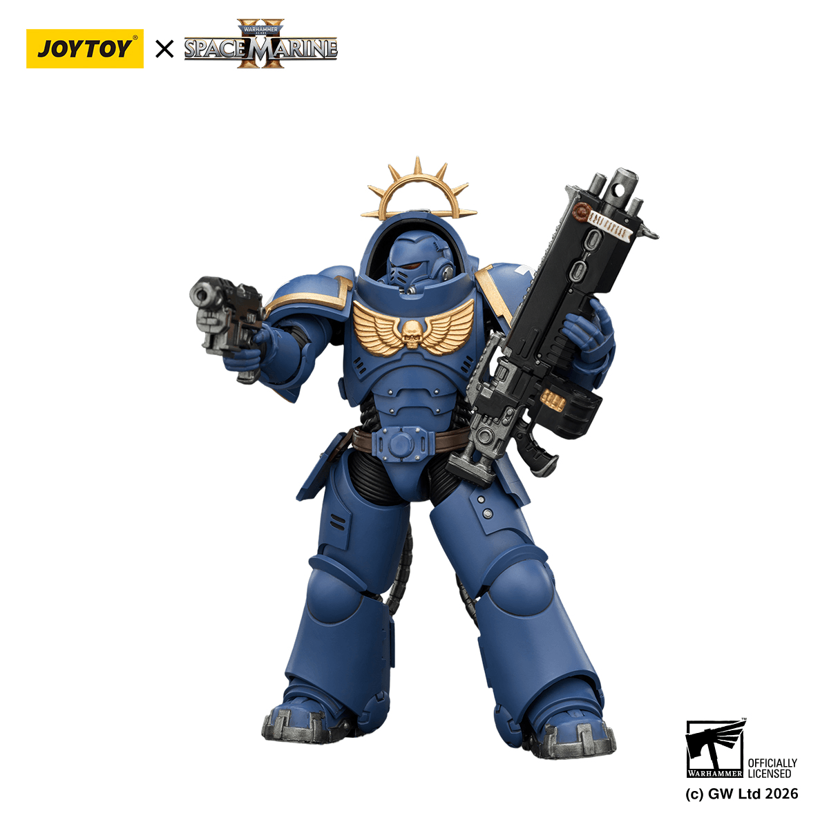 Game Edition Ultramarines Heavy Intercessor with Heavy Bolt Rifle and Bolt Pistol | 6927054403639