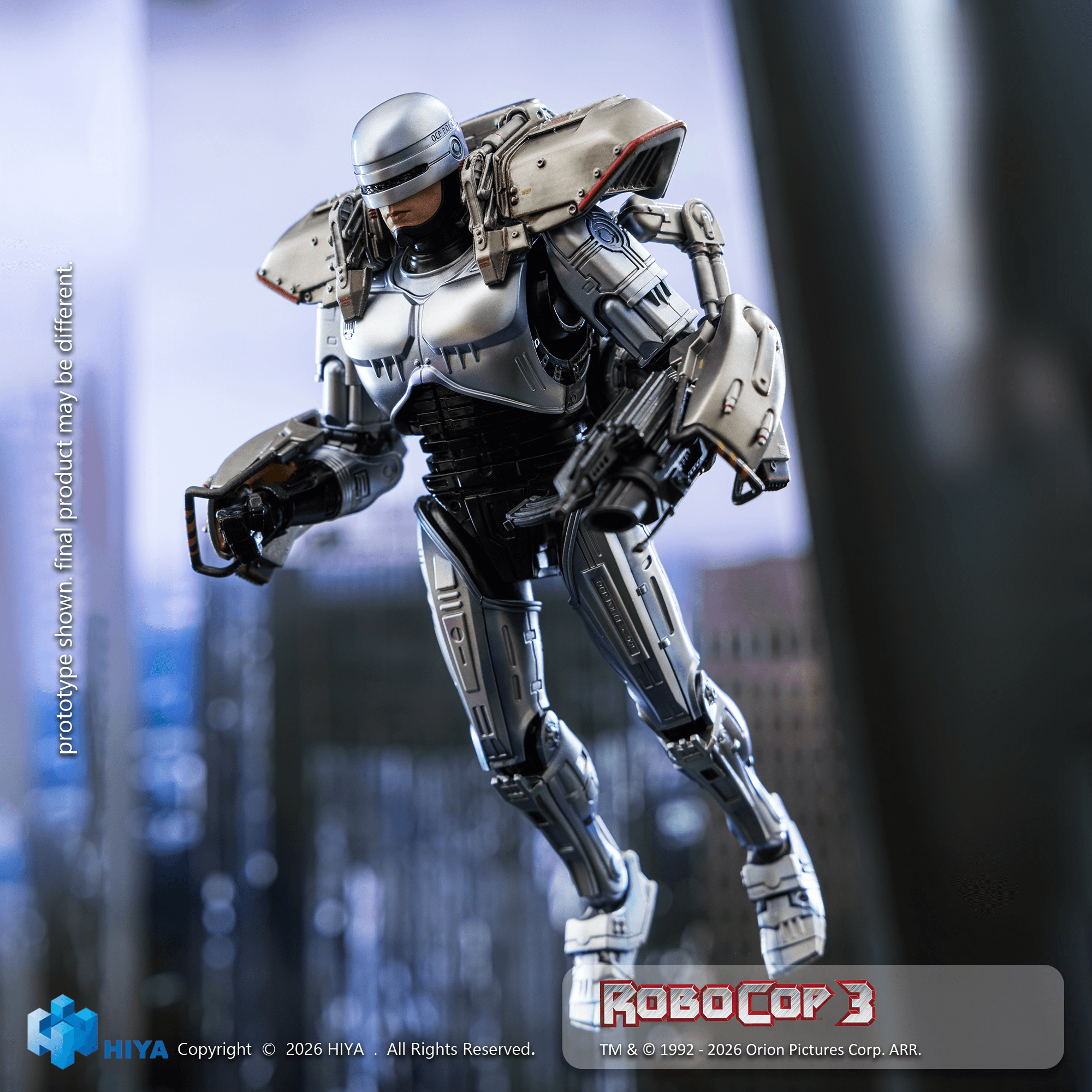 HIYA Exquisite Super Series 112 Scale 6.5 Inch RoboCop 3 RoboCop Action Figure | 6957534205606