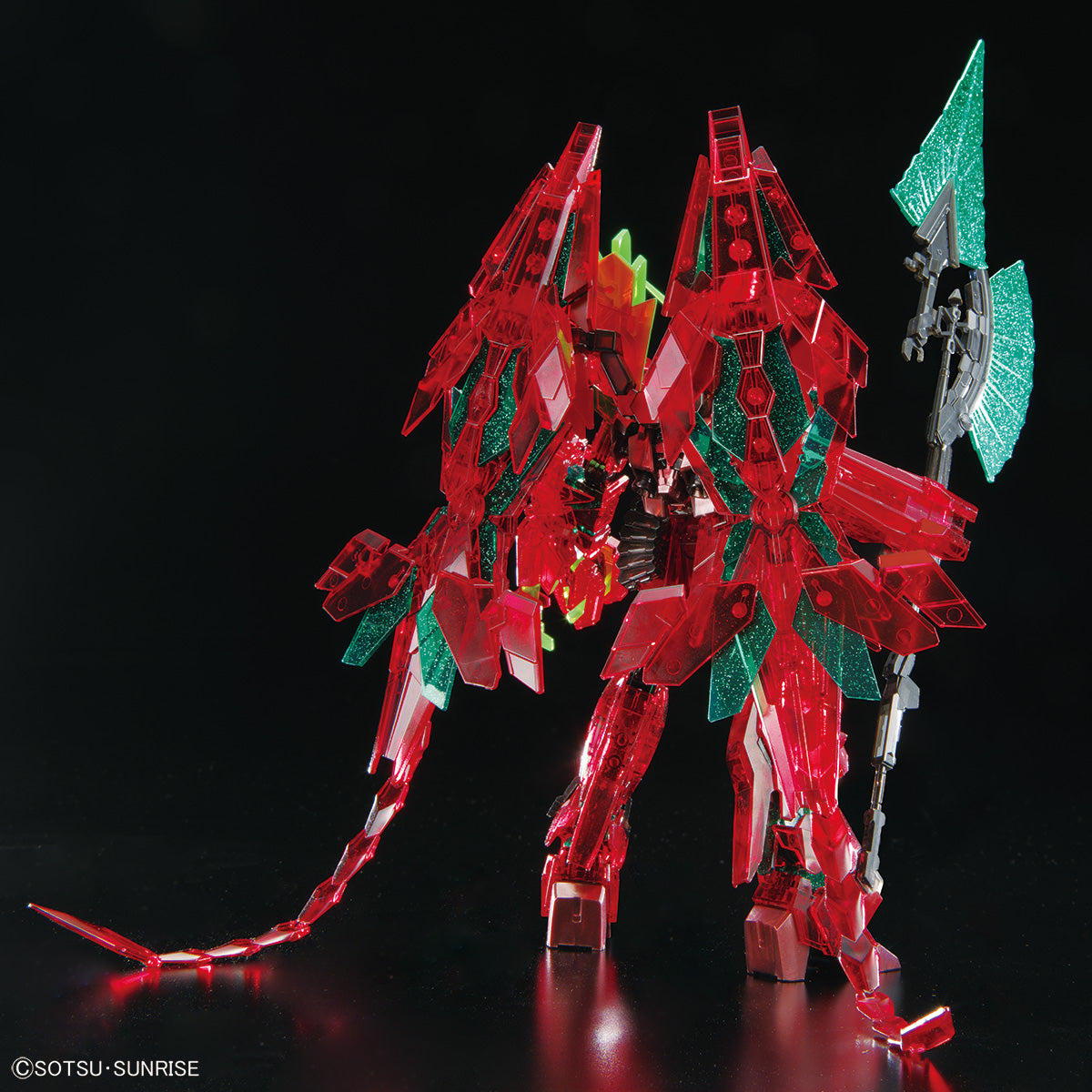 HG 1/144 The Gundam Base Fukuoka Limited Unicorn Gundam Perfectibility (Destroy Mode) (Final Battle Ver.) Ver.GSF [Clear Color]