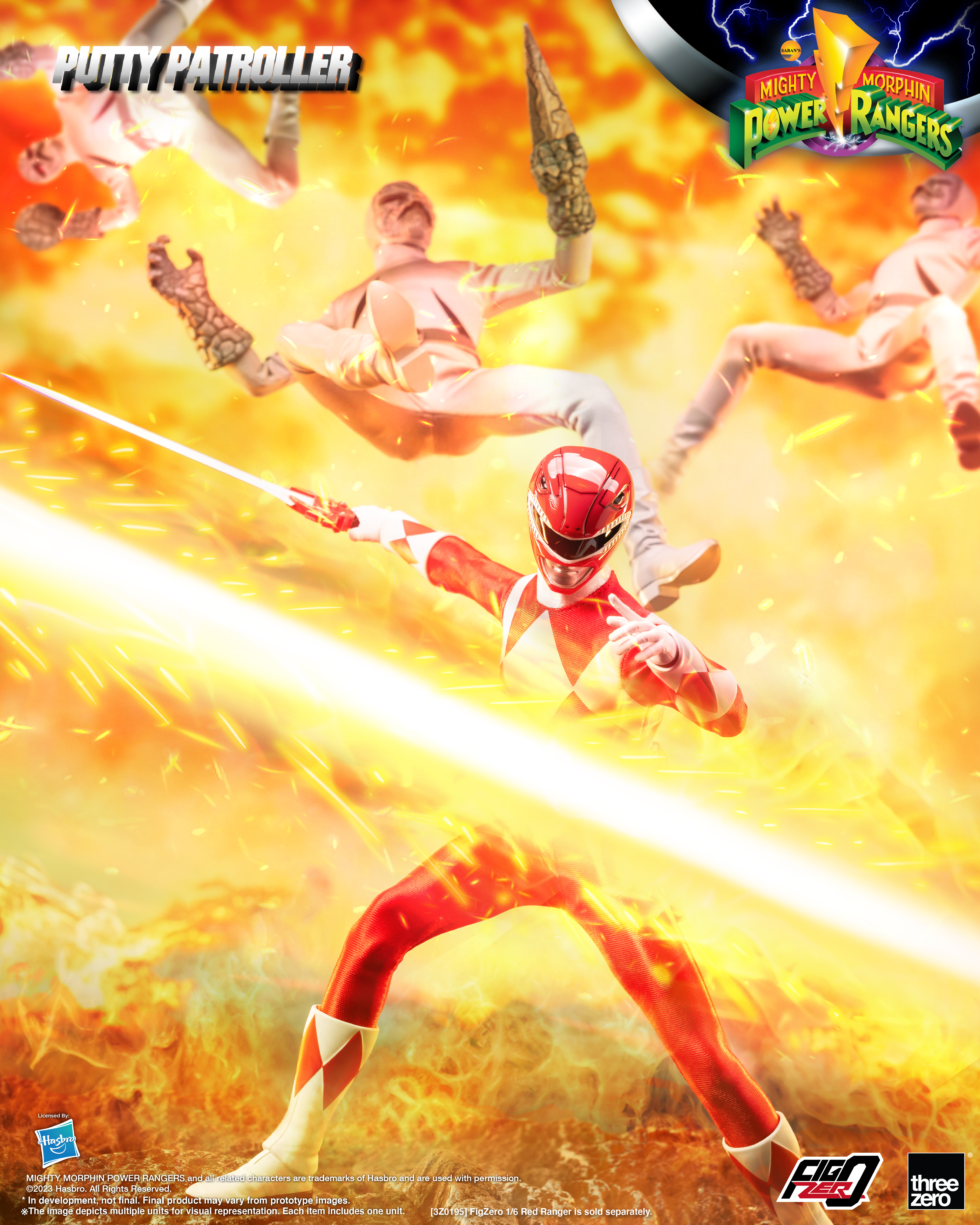 Mighty Morphin Power Rangers - FigZero 1/6 Putty Patroller | 4895250806276