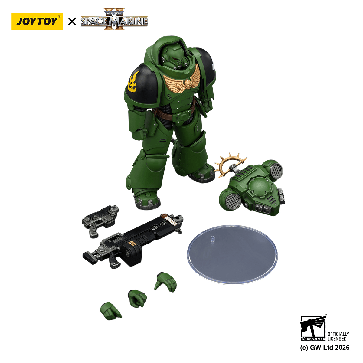 Game Edition Salamanders Heavy Intercessor with Heavy Bolt Rifle and Bolt Pistol | 6927054403677