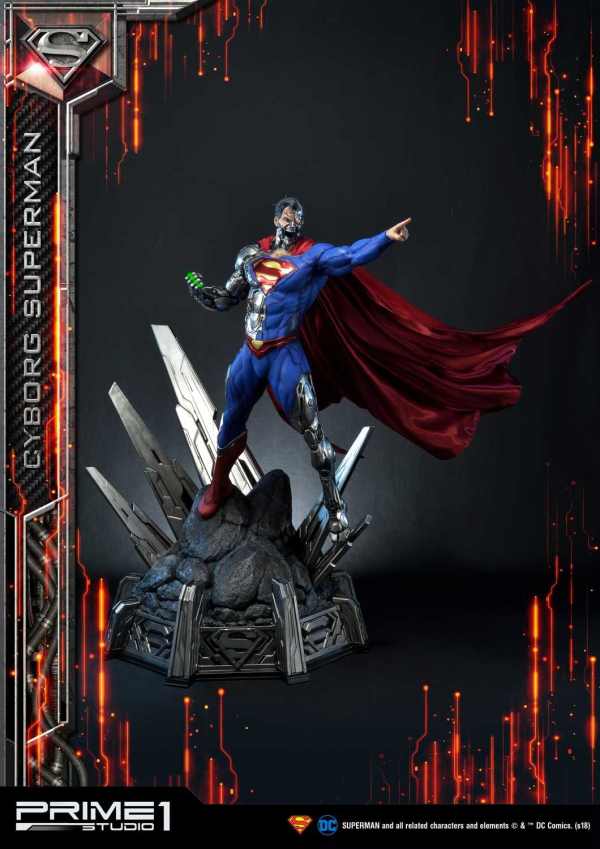 Prime 1 Studio Museum Masterline Superman (Comics) Cyborg Superman EX Version(4562471908019)(4562471908019)