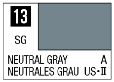 GSI Creos Mr Color Spray - S13 Neutral Gray (Semi-Gloss/Aircraft)(4973028928204) | 4973028928204