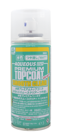 Mr Hobby AQUEOUS PREMIUM TOP COAT UV-CUT SMOOTH CLEAR | 4973028734034