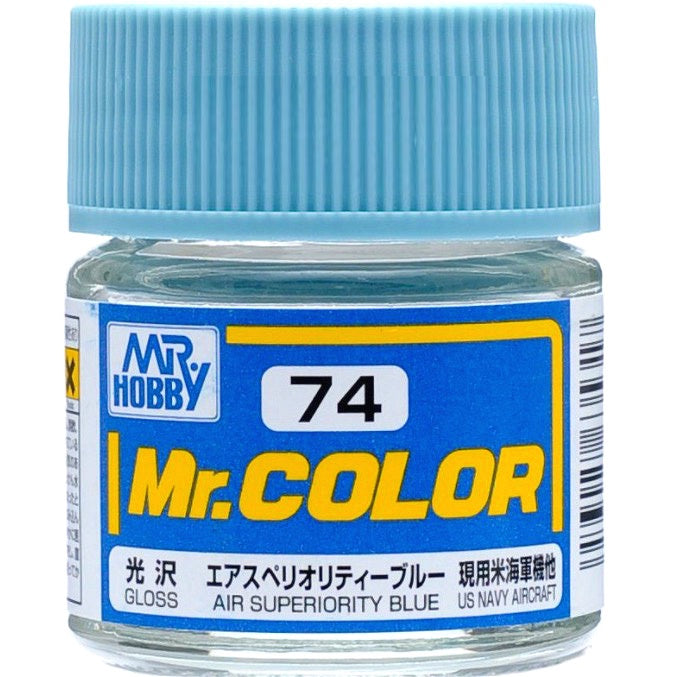 Mr Hobby Mr. Color 74 - Air Superiority Blue (Gloss/Aircraft) | 4973028635317