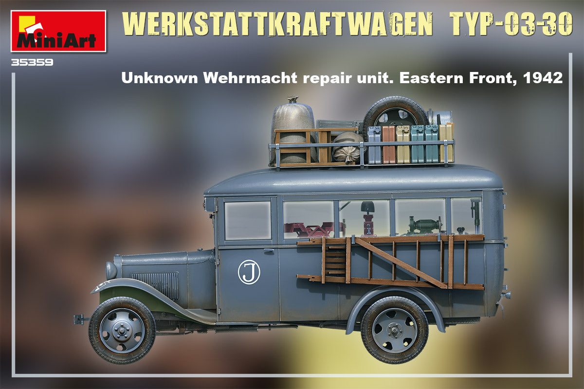 MiniArt 1/35 Werkstattkraftwagen Typ-03-30 1/35 Scale | 4820183313386
