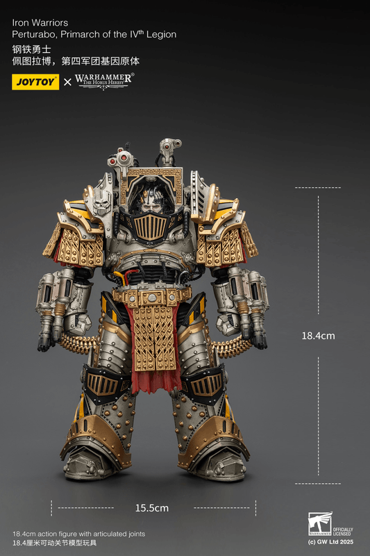 JOYTOY Iron Warriors Perturabo, Primarch of the lVth Legion | 6927054401819