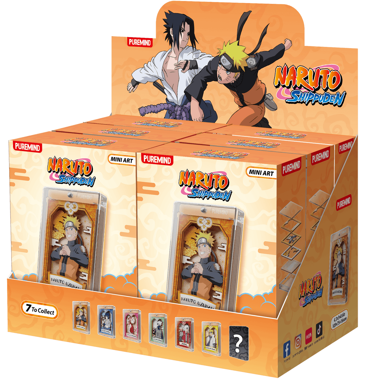 Naruto Shippuden - Ninja Spirit Amulet (6units/set) (Box of 6)