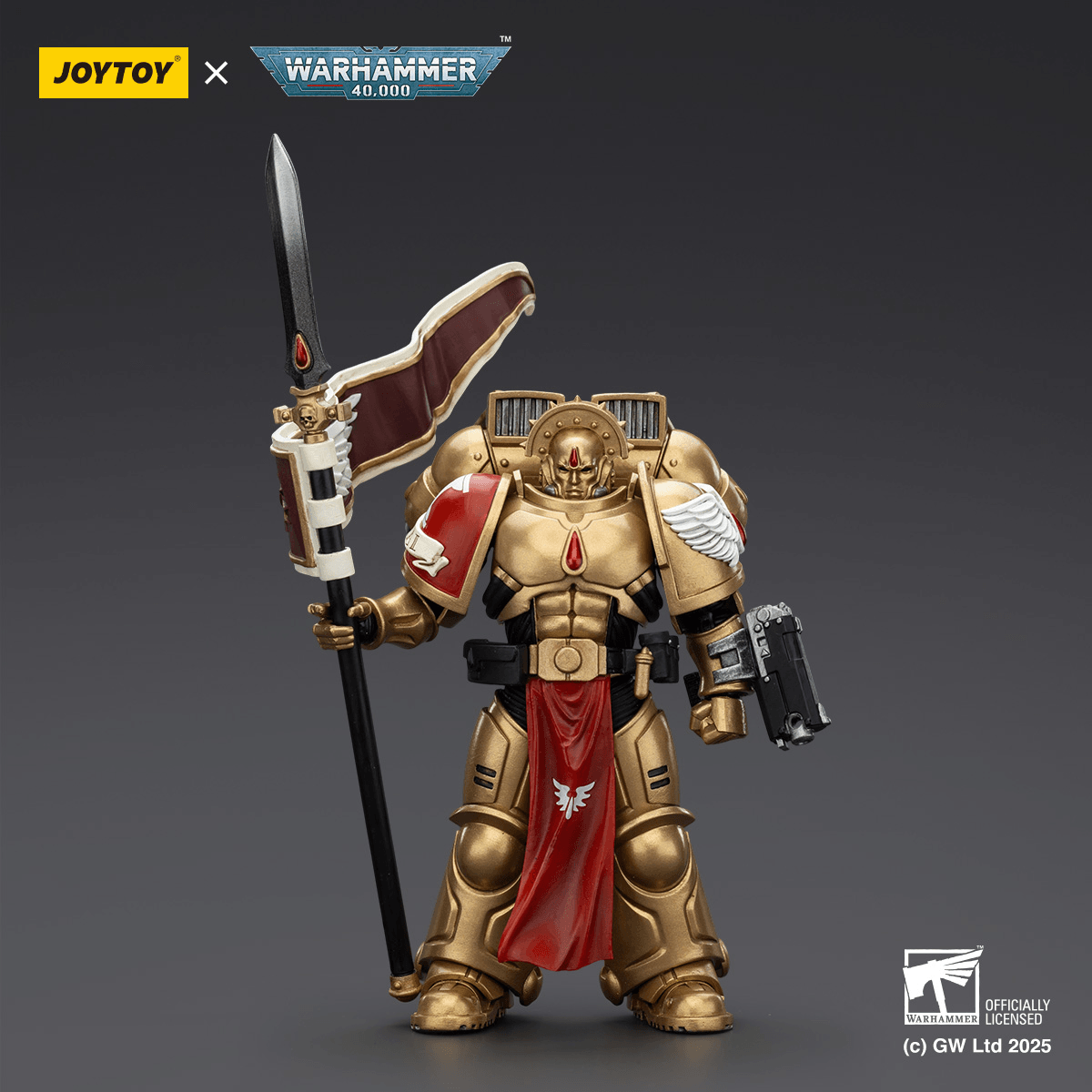 Blood Angels Sanguinary Guard 3 with Angelus Boltgun and Encarmine Spear | 6927054401864