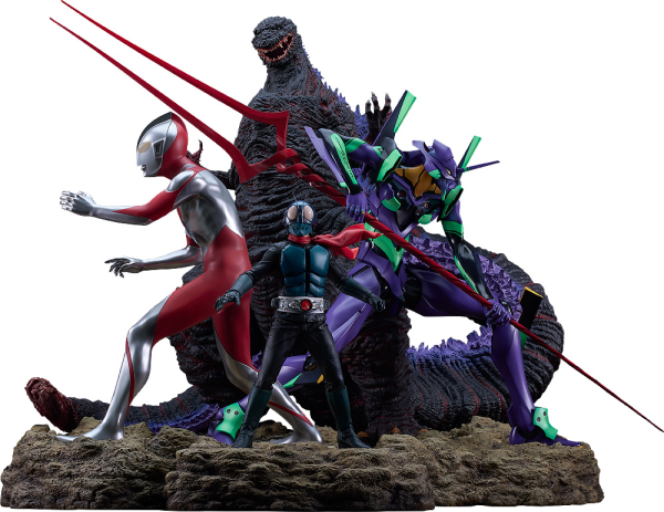 GOOD SMILE COMPANY Shin Japan Heroes Universe Statue Set of Four(4580416929905)(4580416929905)