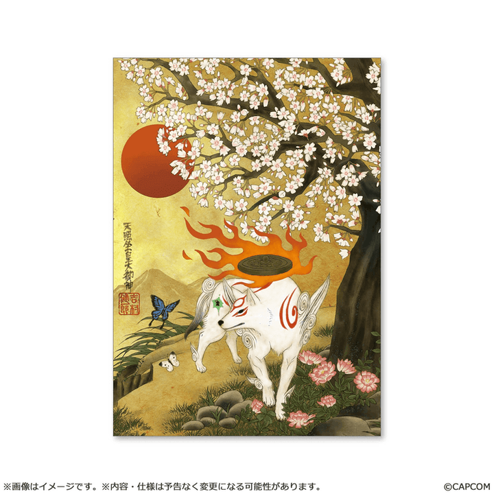 【Okami 20th Anniversary Reprint Art Project】B2 poster 11th Anniversary artist:Keniichiro Yoshimura | 4976219138314