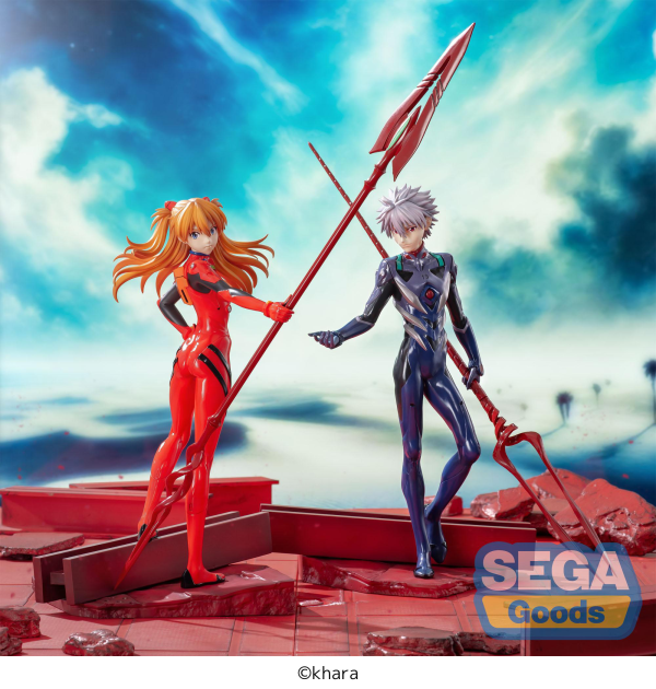 SEGA Luminasta EVANGELION: 3.0+1.0 Thrice Upon a Time Asuka Shikinami Langley x Spear of Cassius(4582733443737)(4582733443737)