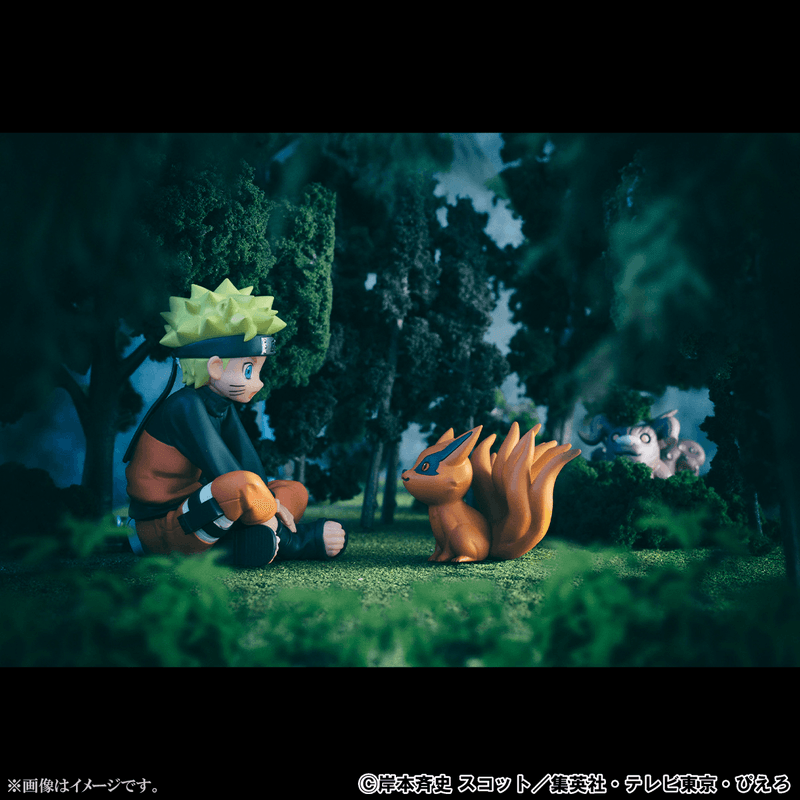 TAITO G.E.M. Series GAIDEN NARUTO SHIPPUDEN UZUMAKI NARUTO & BIJU SET (Repeat)