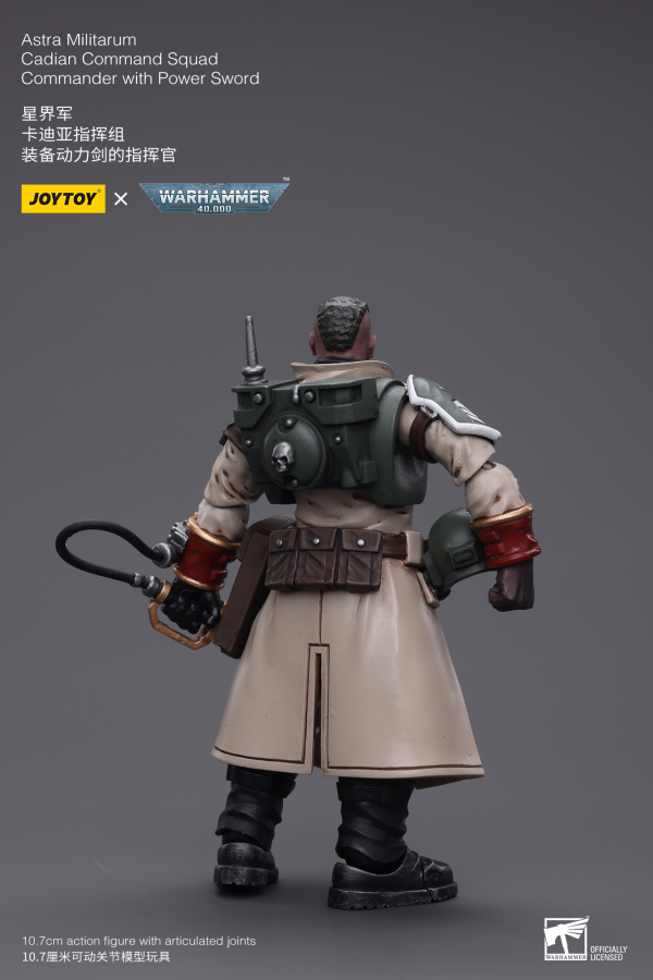 Joy Toy Astra Militarum Cadian Command Squad Commander with Power Sword(6973130377905)(6973130377905)