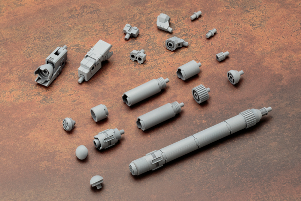 KOTOBUKIYA MECHA SUPPLY04 PROPELLANT TANK Type ROUND | 4934054062942