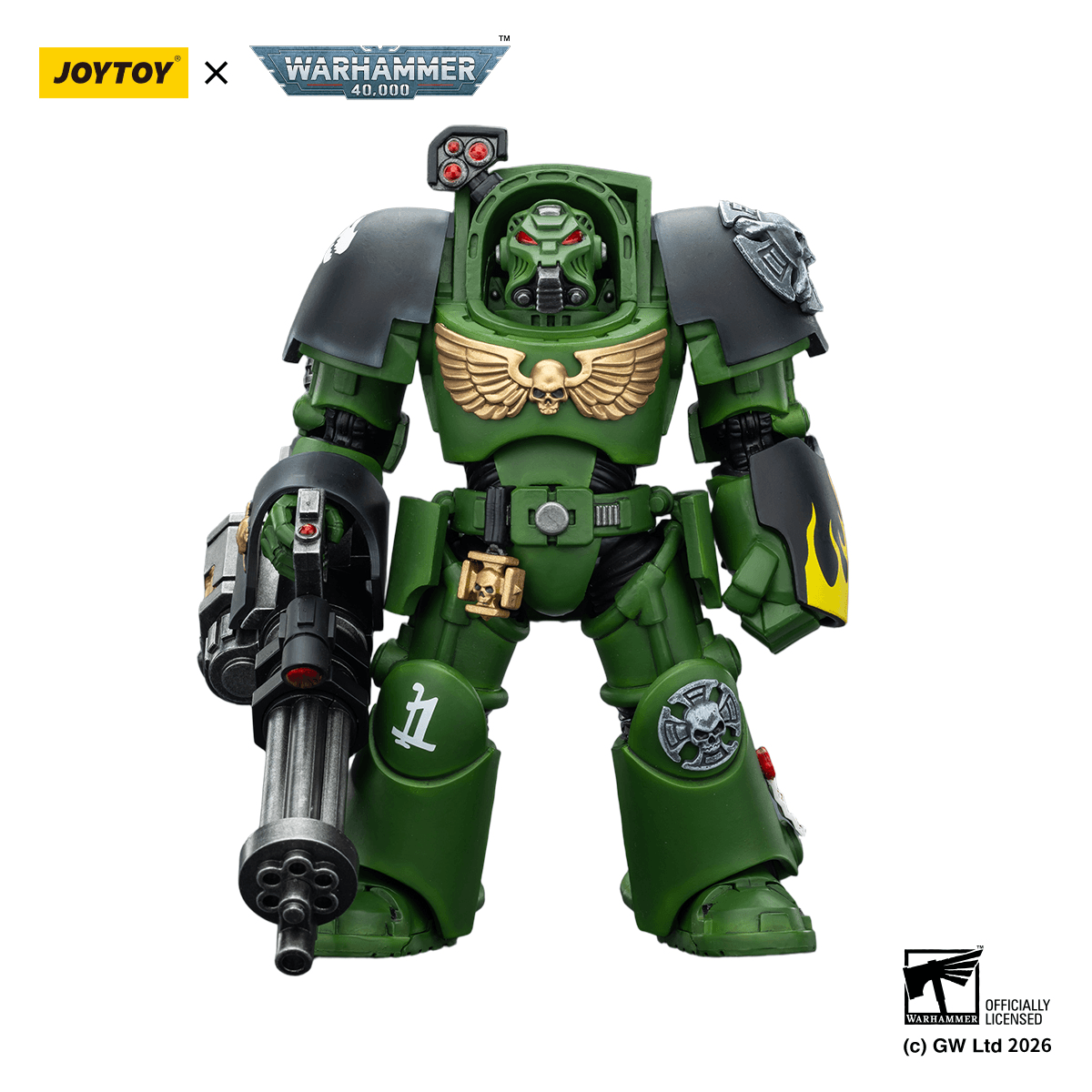 Salamanders Terminator 3 with Power Fist and Assault Cannon | 6927054403233