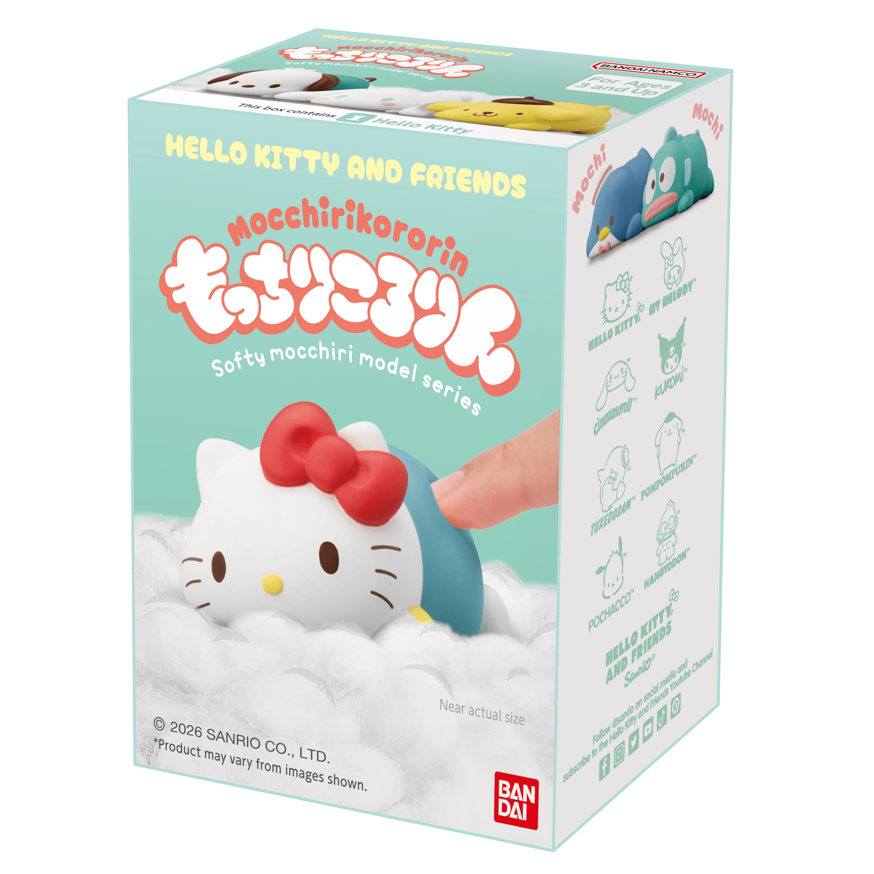 Mocchiri Kororin Hello Kitty and Friends (Box of 12)