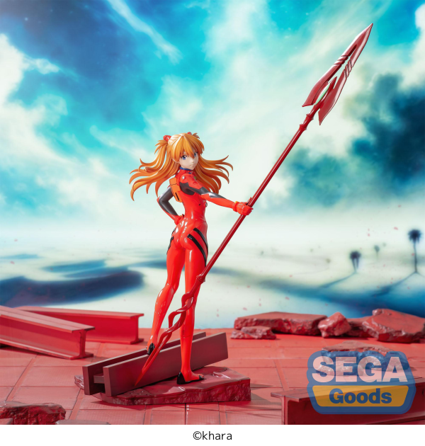 SEGA Luminasta EVANGELION: 3.0+1.0 Thrice Upon a Time Asuka Shikinami Langley x Spear of Cassius(4582733443737)(4582733443737)