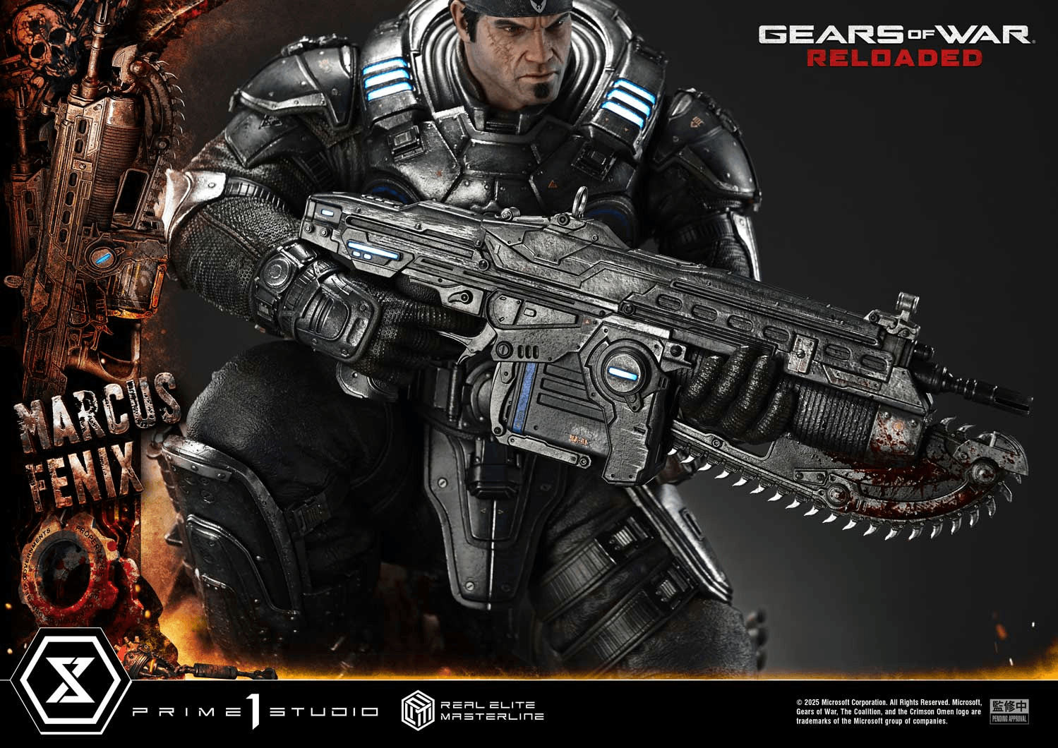  Real Elite Masterline Gears of War: Reloaded Marcus Fenix  | 4582647123473
