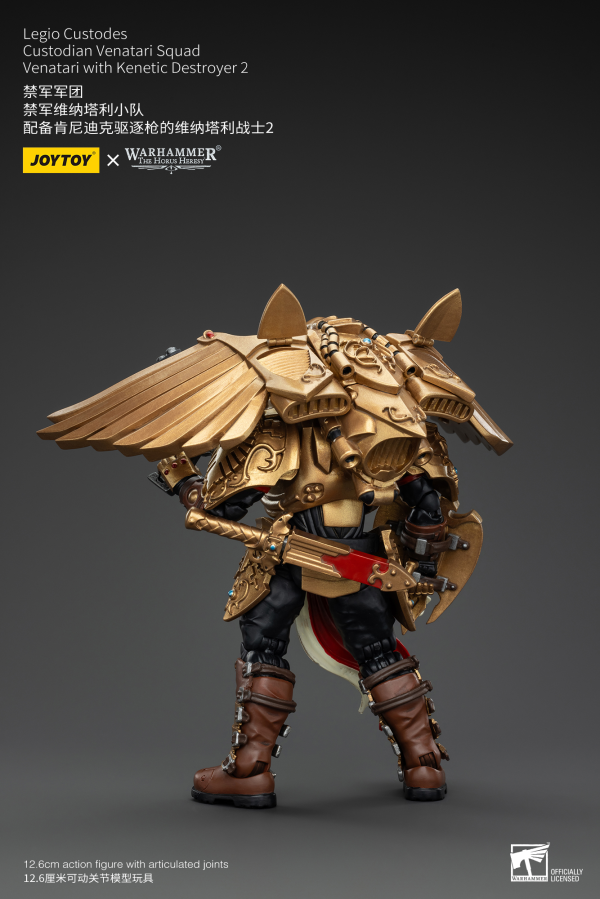 JOYTOY Legio Custodes Custodian Venatari Squad Venatari with Kenetic Destroyer 2 | 6927054400782