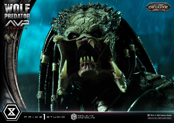 Prime 1 Studio Real Elite Masterline Aliens vs. Predator: Requiem Wolf Predator DX Bonus Version | 4582647121646