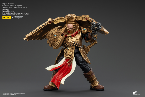 JOYTOY Legio Custodes Custodian Venatari Squad Venatari with Kenetic Destroyer 2 | 6927054400782