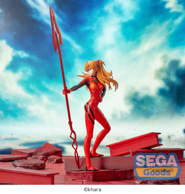 SEGA Luminasta EVANGELION: 3.0+1.0 Thrice Upon a Time Asuka Shikinami Langley x Spear of Cassius(4582733443737)(4582733443737)