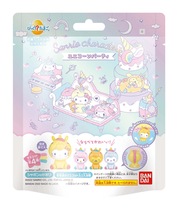 Bikkura Bath Bomb Sanrio Unicorn Party, "Sanrio" (Box/15) | 4549660704430