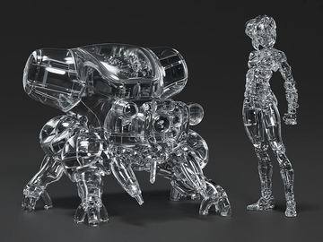 PLAMAX minimum factory MF-96 Motoko Kusanagi with Fuchikoma: Thermoptic Camouflage Ver. | 4545784014936