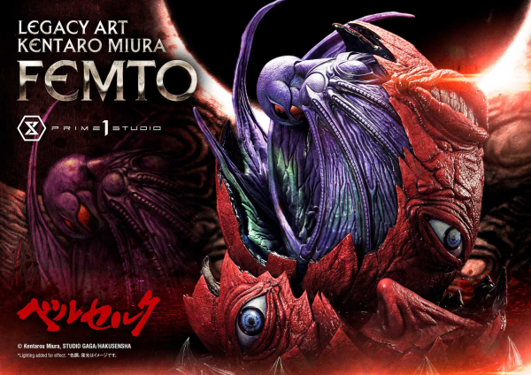 Prime 1 Studio Legacy Art "Kentaro Miura" Berserk Femto Bonus Version(4582647120489)(4582647120489)