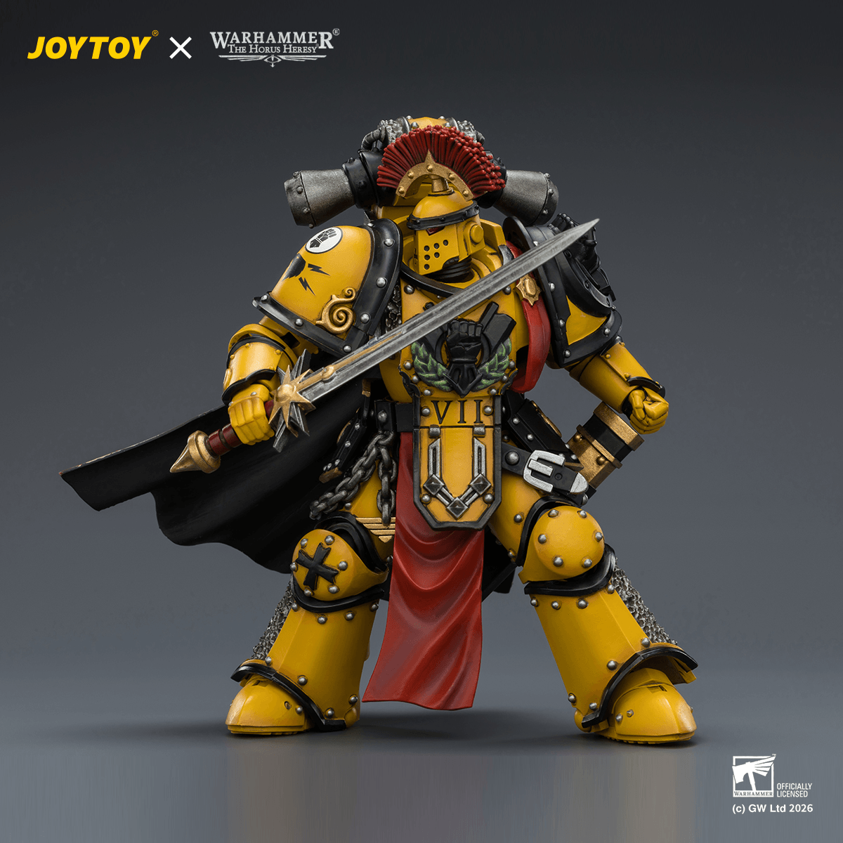Imperial Fists Legion Praetor in Mk III Armour with Power Sword and Bolt Pistol | 6927054404216