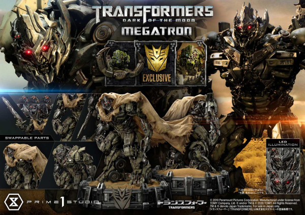 Prime 1 Studio Museum Masterline Transformers: Dark of the Moon (Film) Megatron EX Bonus Version(4582535944968)(4582535944968)
