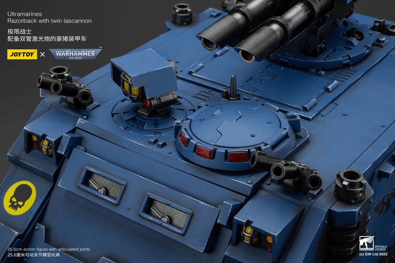 JOYTOY Ultramarines Razorback with twin lascannon